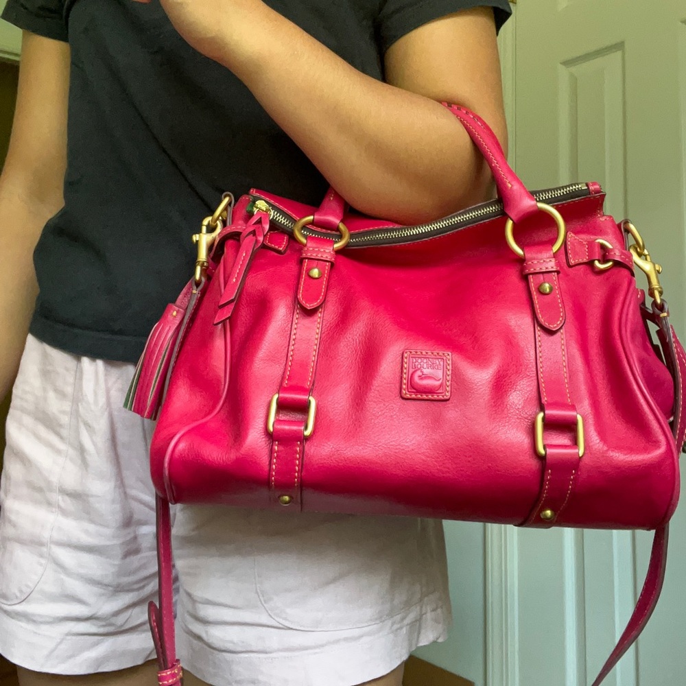 Hot pink Dooney & Bourke purse